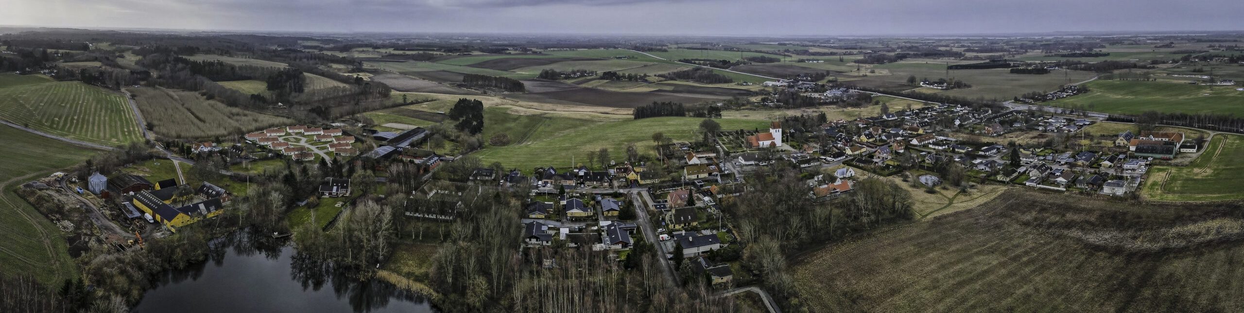 Jørlunde set fra luften